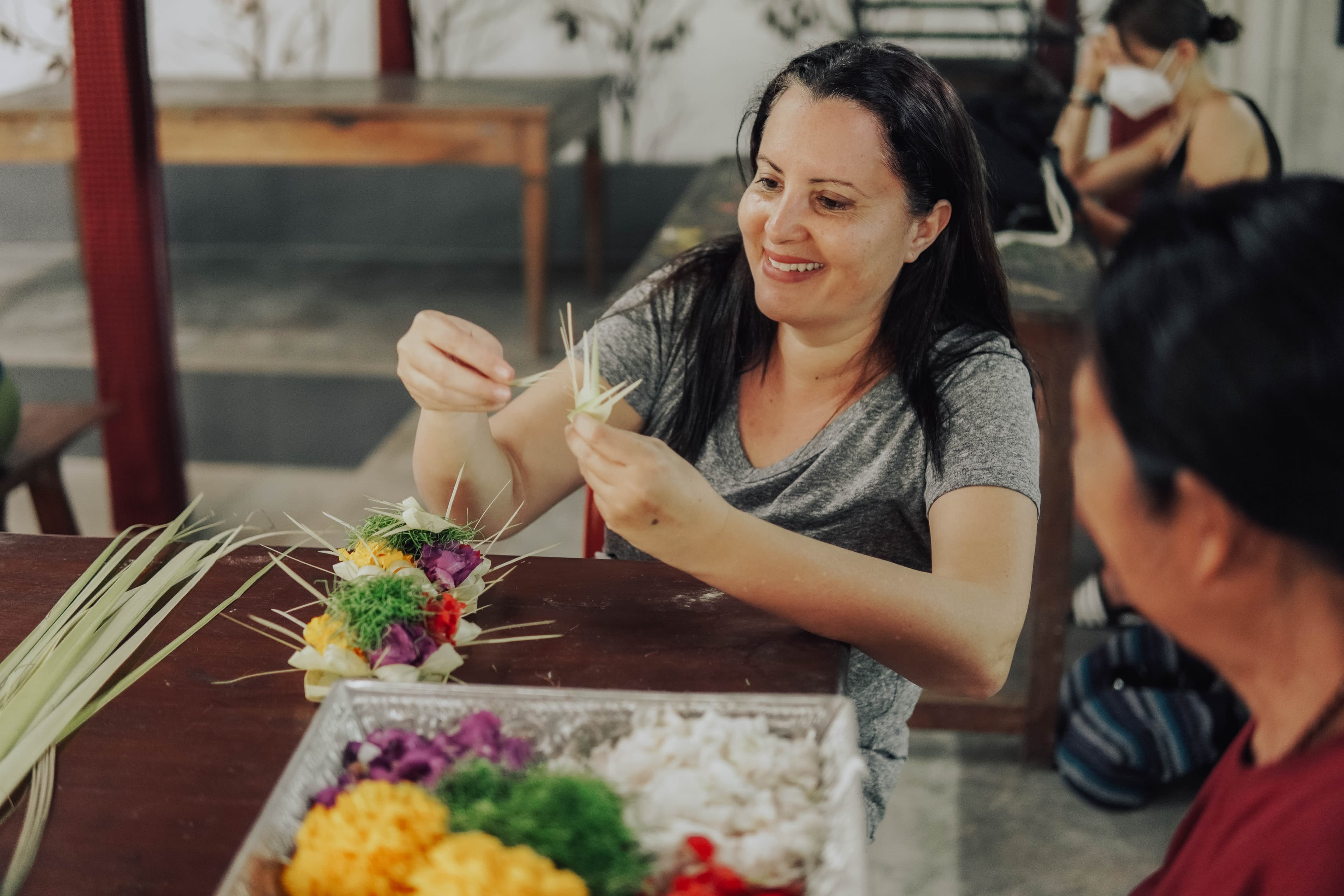 Balinese Offering Making
